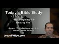&quot;Not Forgiving Will Destroy You&quot; Bible Studies - Pastor Ken Zenk