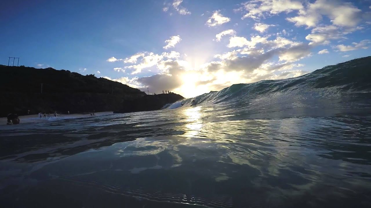 Waimea Bay with GoPro YouTube
