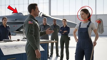 Hij spotte met het meisje dat de hangar schoonmaakte, niet wetend dat zij zijn vliegtuig ontwierp