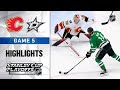 NHL Highlights | First Round, Gm5: Flames @ Stars - Aug. 18, 2020