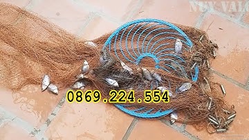 Cách bắt cá nhanh và đơn giản nhất, Quăng chài