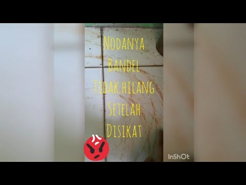  Cara  membersihkan  noda kerak karat di keramik  lantai 