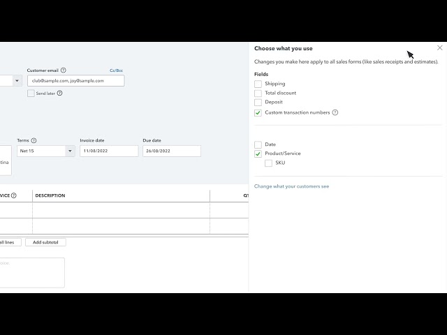 QuickBooks Online how to create an invoice video thumbnail