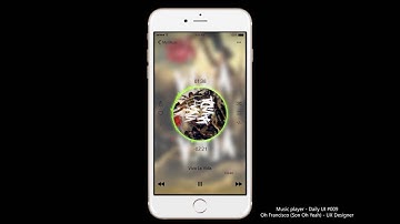 Daily UI # 009 - Music Player