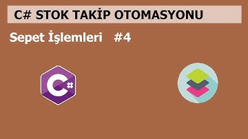 C# Stok Takip Otomasyonu-4/5(Sepet İşlemleri)