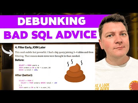 SQL Tip DEBUNKED: