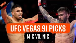 UFC Vegas 91: Nicolau vs. Perez #UFCVegas91 @ufc | MIC VS. NIC