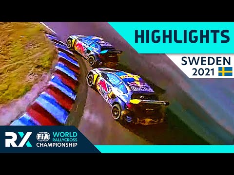 World RX Final Highlights : World RX of Sweden : Rallycross Highlights from Hljes