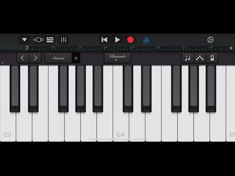 London Bridge 🎹 Easy Piano Tutorial | GarageBand iPhone