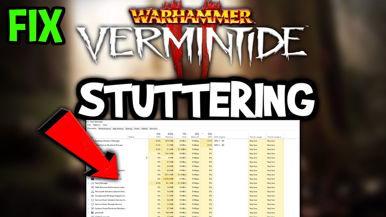 Warhammer Vermintide 2 How to Fix Fps Drops & Stuttering Complete