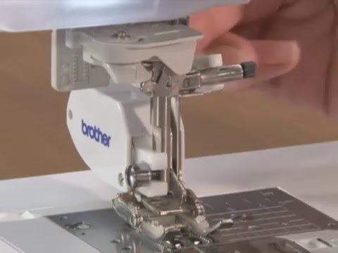Brother Accessoires Boventransportvoet Youtube
