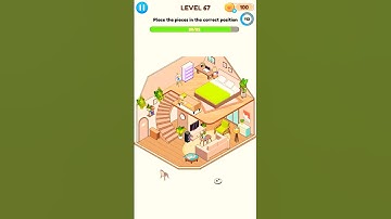 Annoying Puzzle Game Level 67 ~ Place the pieces in the correct positionl #annoyingpuzzle #shorts