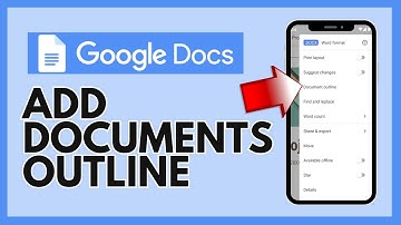 How to Add Documents Outline in Google Docs 2024?