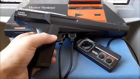 Master System Sega pistola light phaser MISEGA 2020