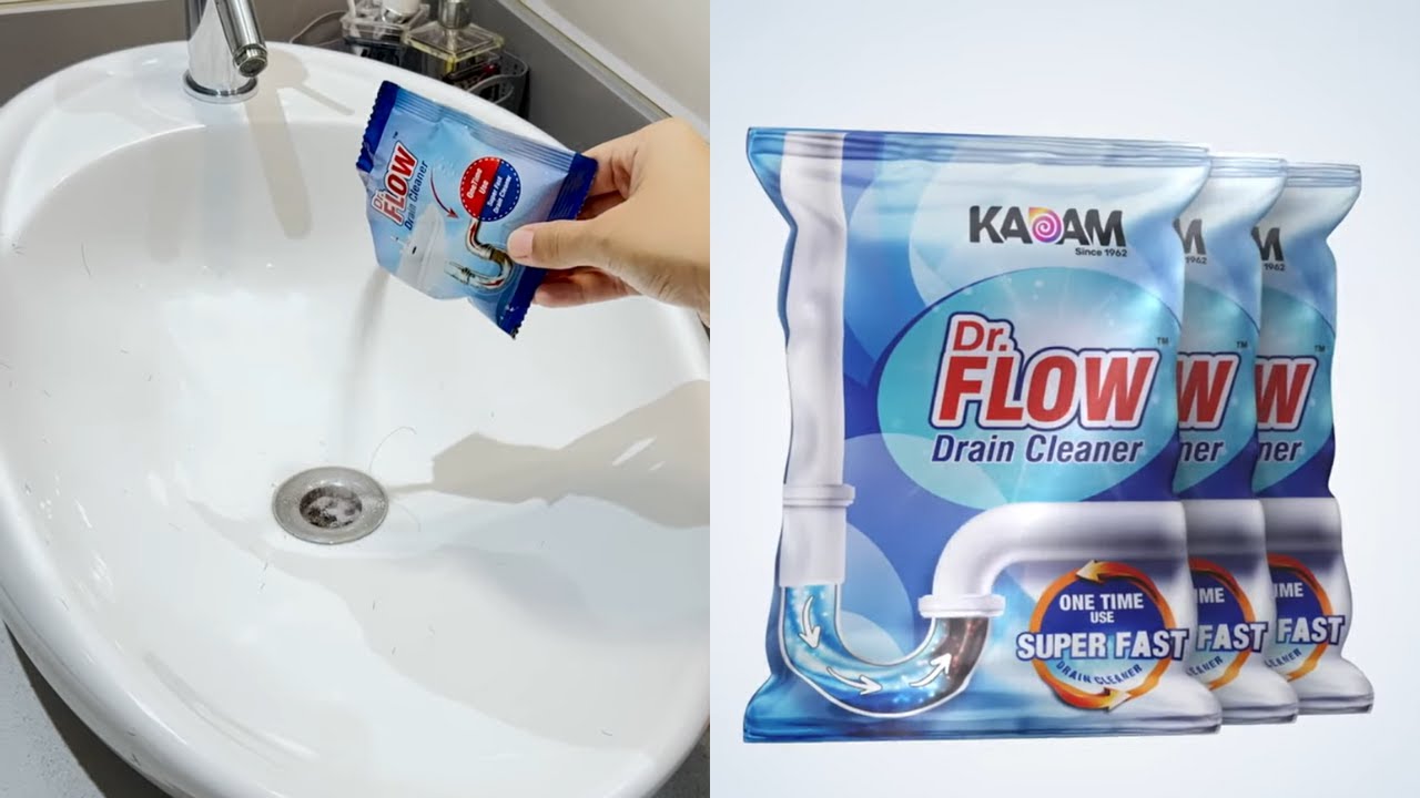 How to Unclog Sink with Dr.Flow, Drain Cleaner, Clears Blockages in 30  minutes