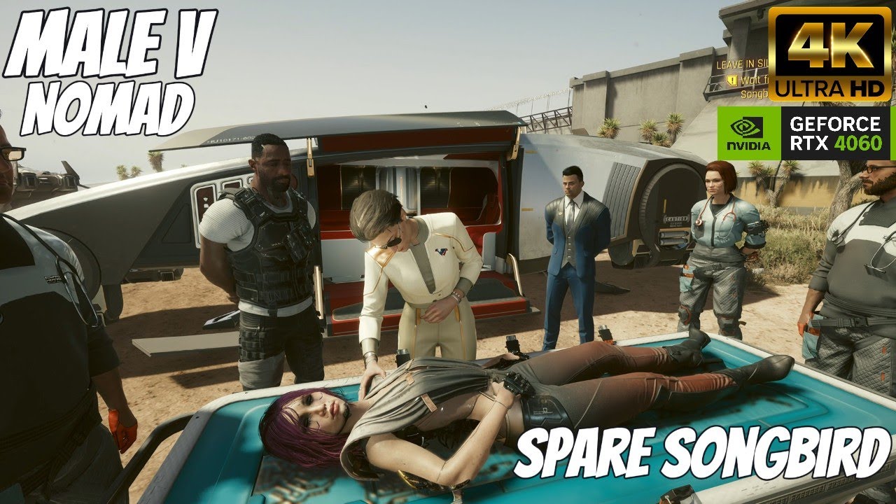 Cyberpunk 2077: Phantom Liberty - Help Reed capture Songbird 2 ENDINGS (Side Reed) [4K60FPS PC]