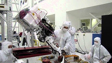 Curiosity Rover Gets Prelaunch Mast Test | NASA JPL MSL Rover HD Video