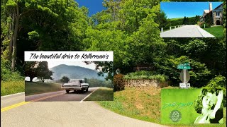 Dirty Dancing - The beautiful drive to Kellerman&#39;s (Mountain Lake Lodge, VA)