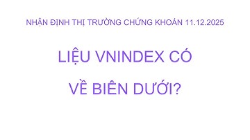 Nhận định thị trường chứng khoán hôm nay | Liệu vnindex có quay về biên dưới không?