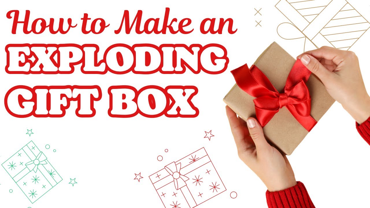 DIY Exploding Gift Box | Dollar Tree Surprise Box for Any Occasion ...