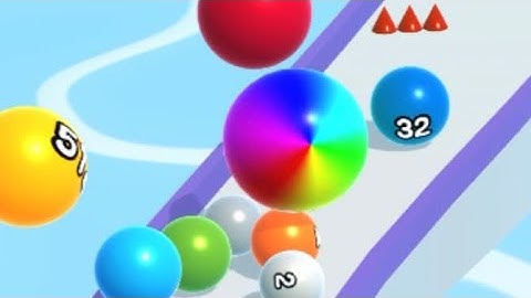 BALL RUN 2048  - All  Levels Gameplay IOS  (Levels 108 - 112).