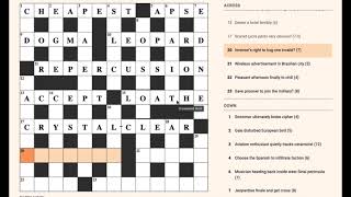 The Times Quick Cryptic (3304 - 18 May 2026)