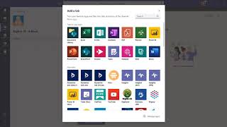 Microsoft Teams for Education - Adding Apps