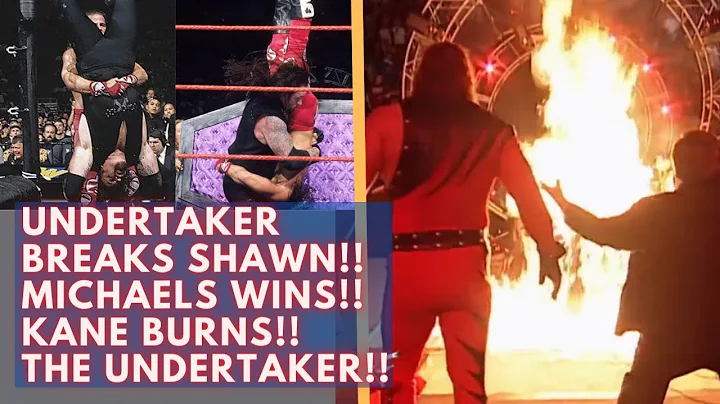Royal Rumble 1998 - Kane Burns🔥 The Undertaker!! Undertaker vs Shawn Michaels - Wrestling Rewind