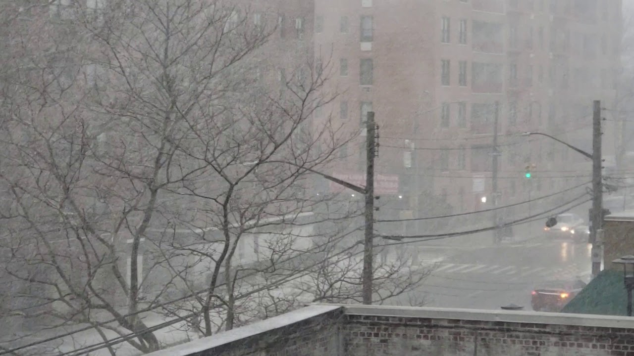 January 30th snowfall in Queens (NYC) YouTube