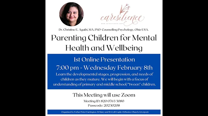 Dr Christine Agaibi Parenting Resilience 1