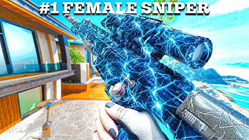 #1 Aggressive Female Sniper On BO7 😍