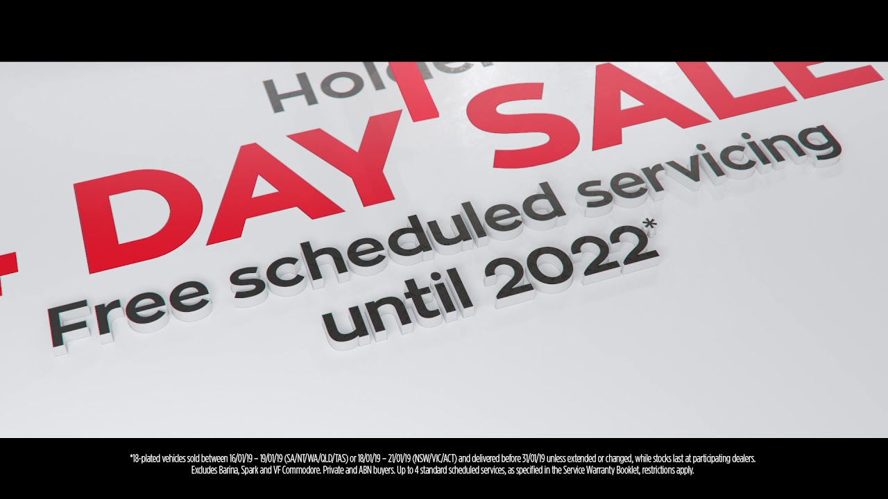 Holden 4 Day Sale