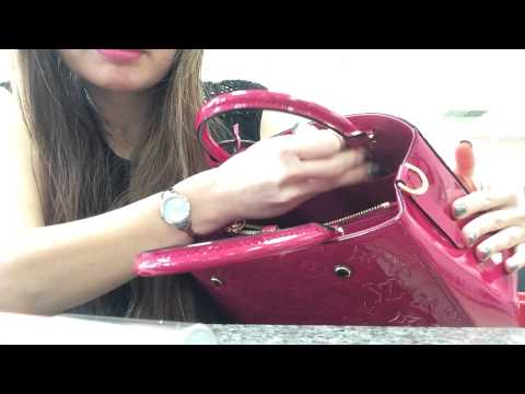 LOUIS VUITTON Vernis Montaigne BB Magenta 1264147