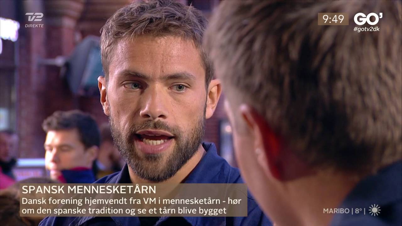 Mennesketårne i Go' Morgen Danmark