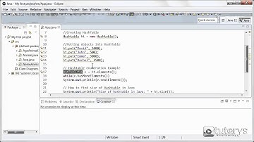 How to use the HashTable collection in Java?