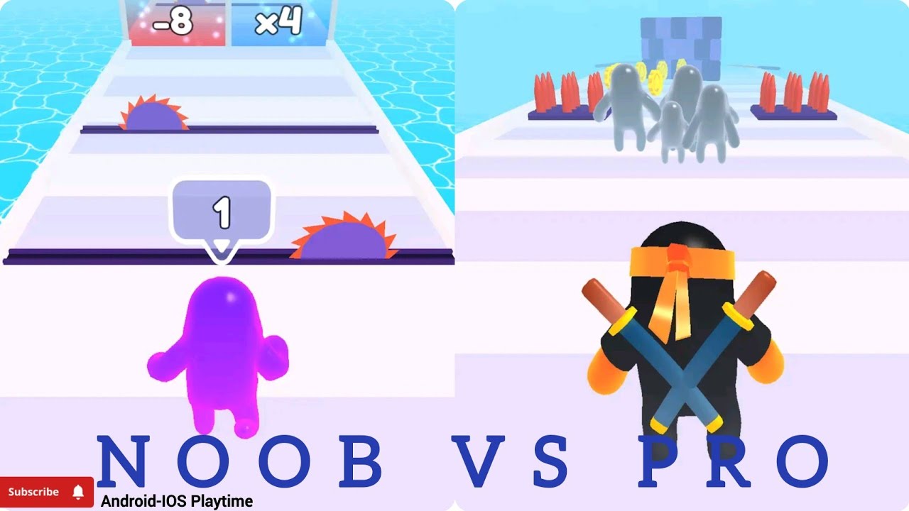 Noob Vs Pro Join Blob Vs Join Blob 3D  💪🟡🤖Max All Levels Game , Satisfying Mobile games Walkthrough