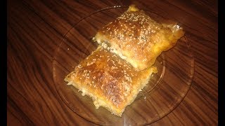 Baklavalık Yufka ile Peynirli Börek Yapımı...