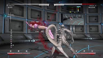 Mortal Kombat XL Alien Tarkatan variation 14 hit 38% damage combo