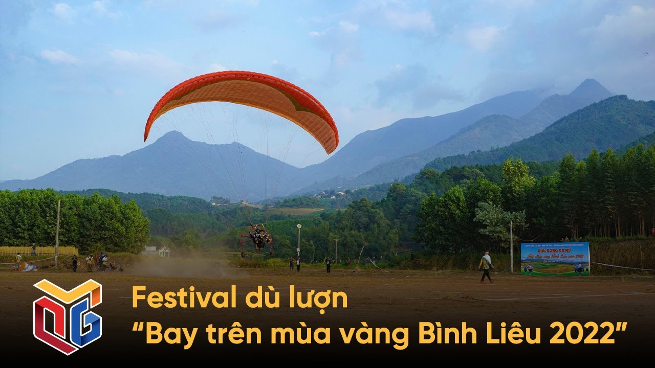 ⁣Festival dù lượn “Bay trên mùa vàng Bình Liêu 2022”