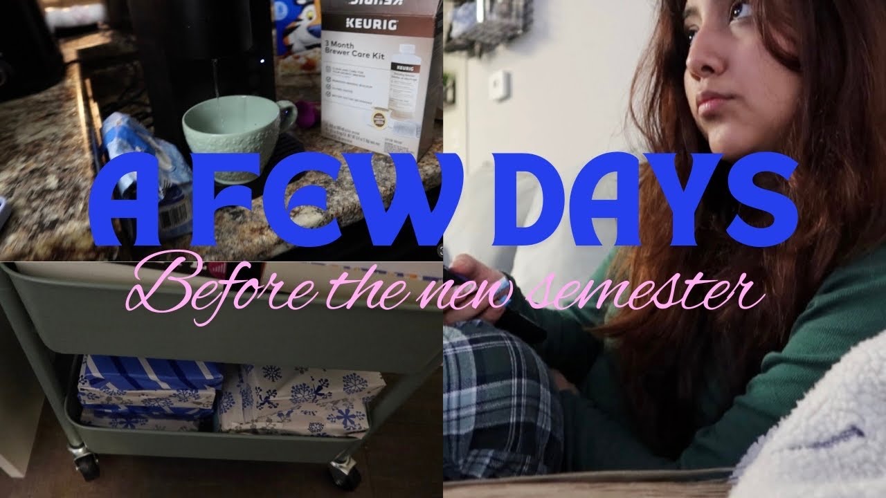 spend a few days with me (before the new semester) - YouTube