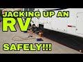 JACKING up any RV ANYWHERE!  My new favorite accessory! Safe Jack