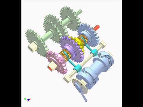 Shifting gear mechanism 6b