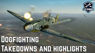Dogfighting Takedowns and Highlights - World War II Combat Flight Simulator IL2 Sturmovik V1