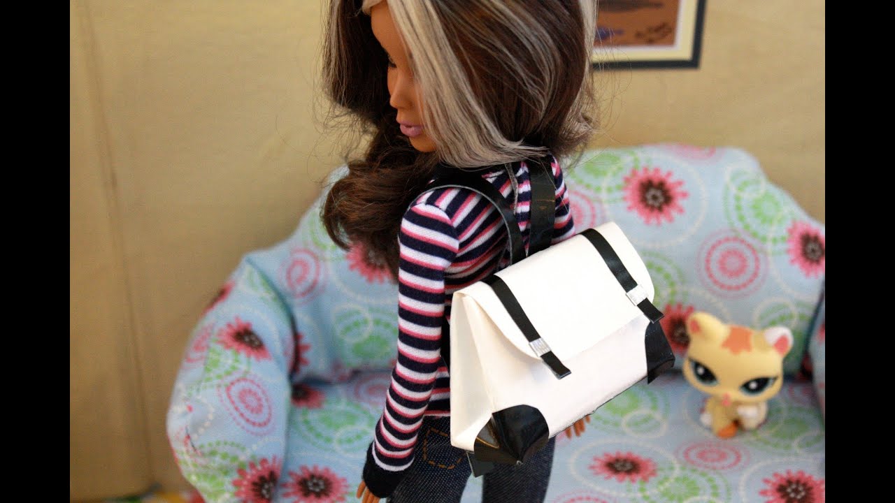 DIY Miniature Barbie BACKPACK!!?? | vlr.eng.br