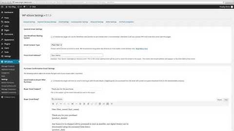 Basic WP eStore Plugin Setup