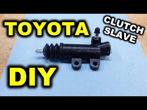 TOYOTA CLUTCH SLAVE CYLINDER Diagnose Remove & Replace tutorial! DIY 4x4 22R 22RE