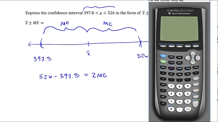 Confidence Intervals: Mean: Notation