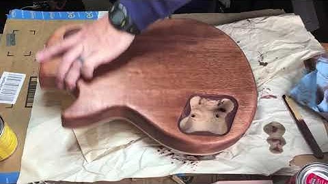 Spalted Maple Les Paul DIY Guitar Kit Part 3