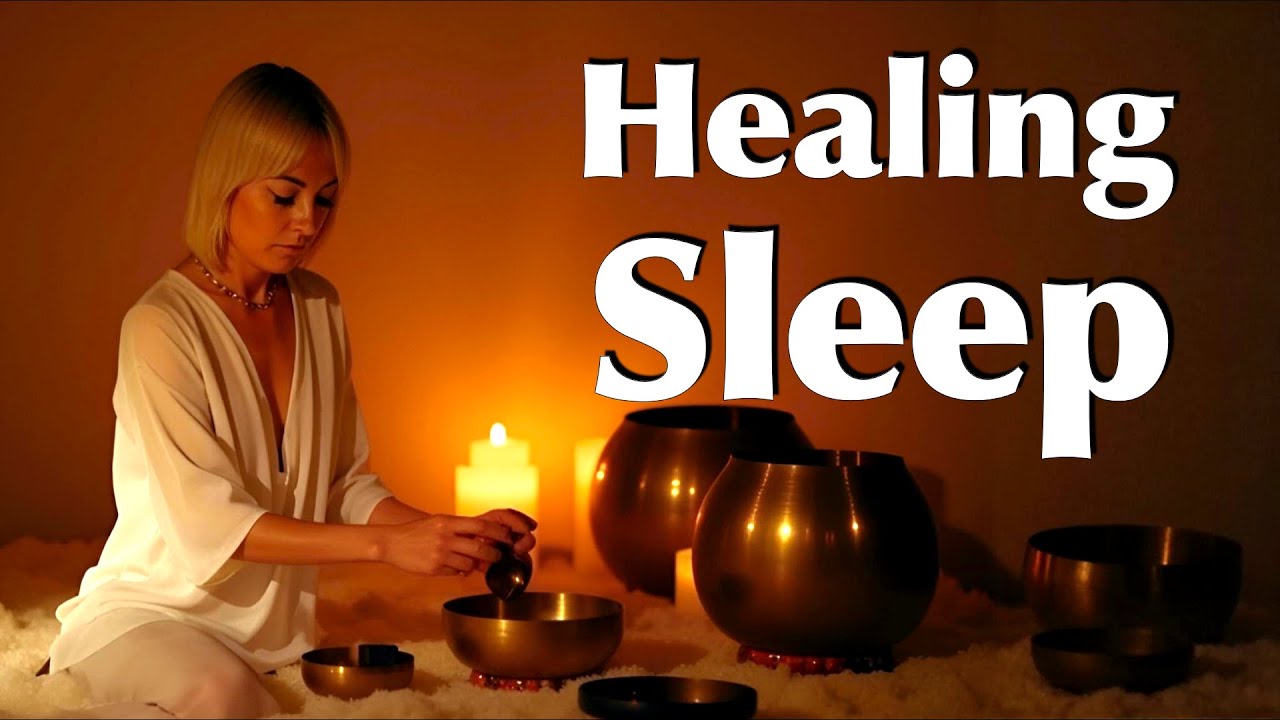 Fall Asleep Fast with Tibetan Bowls | 1 Hour Deep Relaxation Sound Bath ...