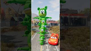 Big McQueen vs Small McQueen — BeamNG Drive! #3 #beamngexperiments #beamngdrive #automobile